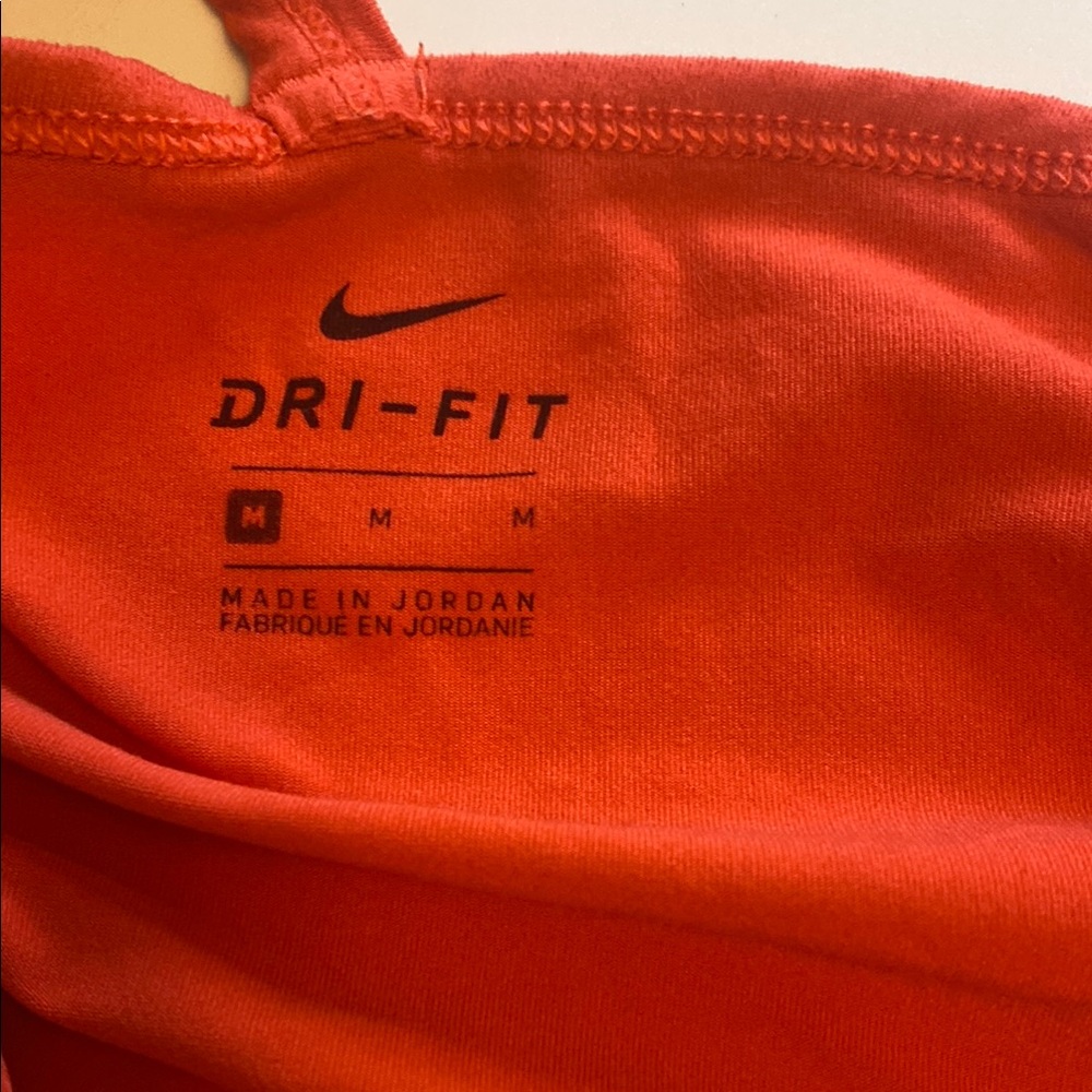 Nike Vibrant Orange Workout Tank
